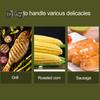 Сетка для барбекю из колбасы, нержавеющая сталь 304, стойка для гриля для кукурузы, складной портативный инструмент для барбекю, легко чистящаяся сетка для барбекю, инструмент для приготовления пищи на открытом воздухе