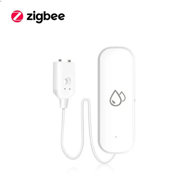 A96I-3X Tuya Zigbee Датчик протечки воды Сигнализация Детектор утечки воды Оповещение о затоплении Система охранной сигнализации переполнения Работает