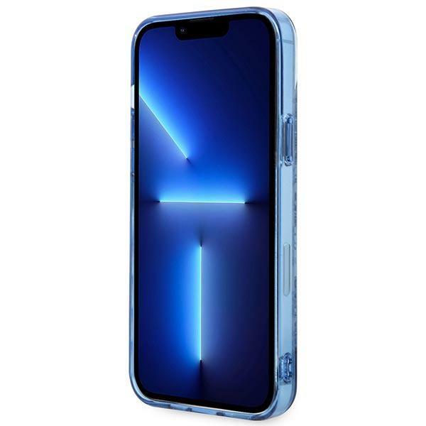Etui do iPhone 14 Plus Guess Hardcase Porcelain Niebieskie