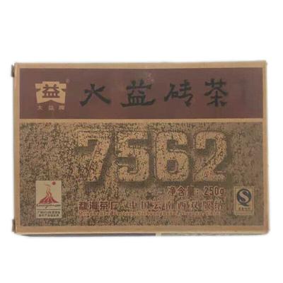 TAETEA 7562 * Чай пуэр Menghai Dayi Brick Pu'er Спелый чай пуэр 250 г 001