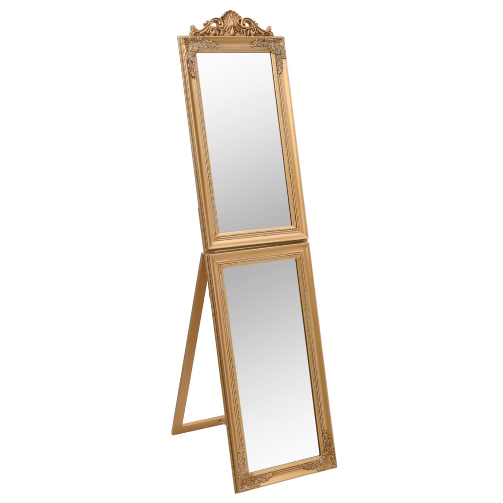 Full Length Mirror Golden 45x180 cm
