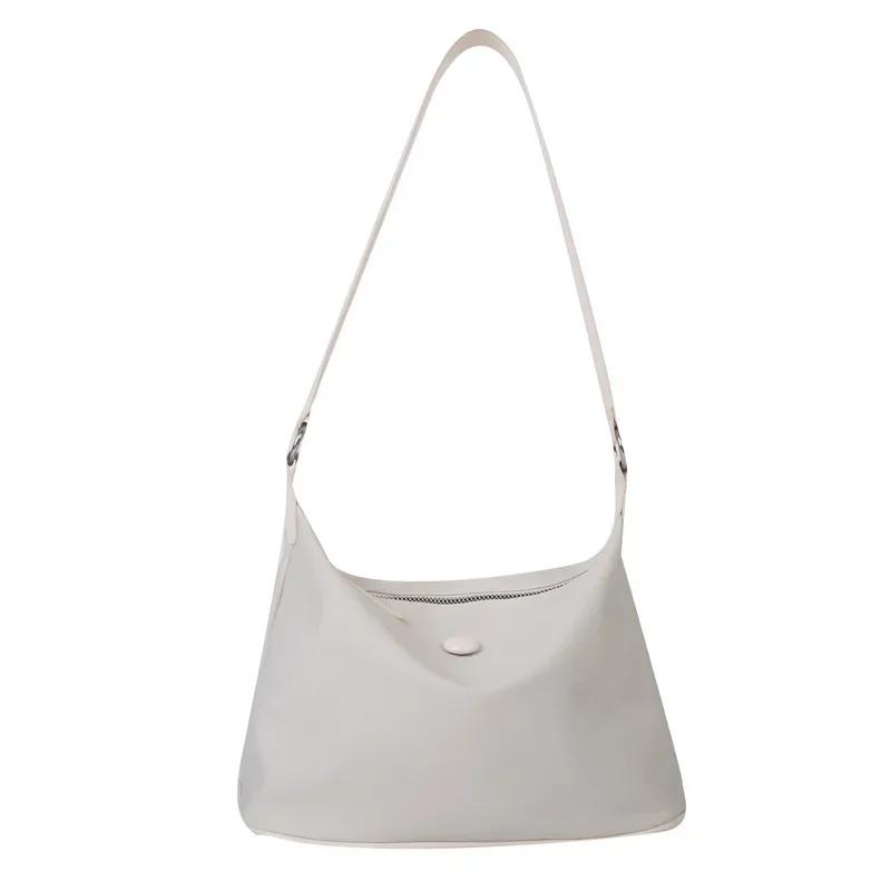 Pink Nylon Cloth Underarm Bag Korean Style New Ins Lightweight Texture Small Bag All-Match Shoulder Handbags for Women Girls