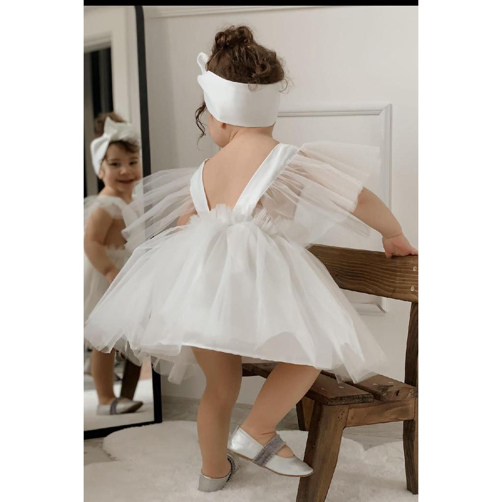 Атласное вечернее платье цвета воды для девочек, праздничное платье для дня рождения для девочек