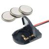 Wire Lead 3V Batteries Container Battery Storage Boxes Button Battery Holder Coin Cell Battery Case
