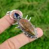 Grass Garnet Stone Tanzanite Quartz 925 Sterling Silver Birthday Pendant Jewelry