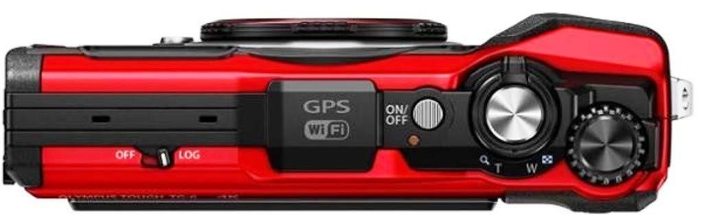 OM Digital Camera Tough Red 12 Megapixel CMOS 15m Waterproof 100kgf Load Capacity GPS SYSTEM/OLYMPUS TG-6 F2.0 Built-in Wi-Fi TG-6RED