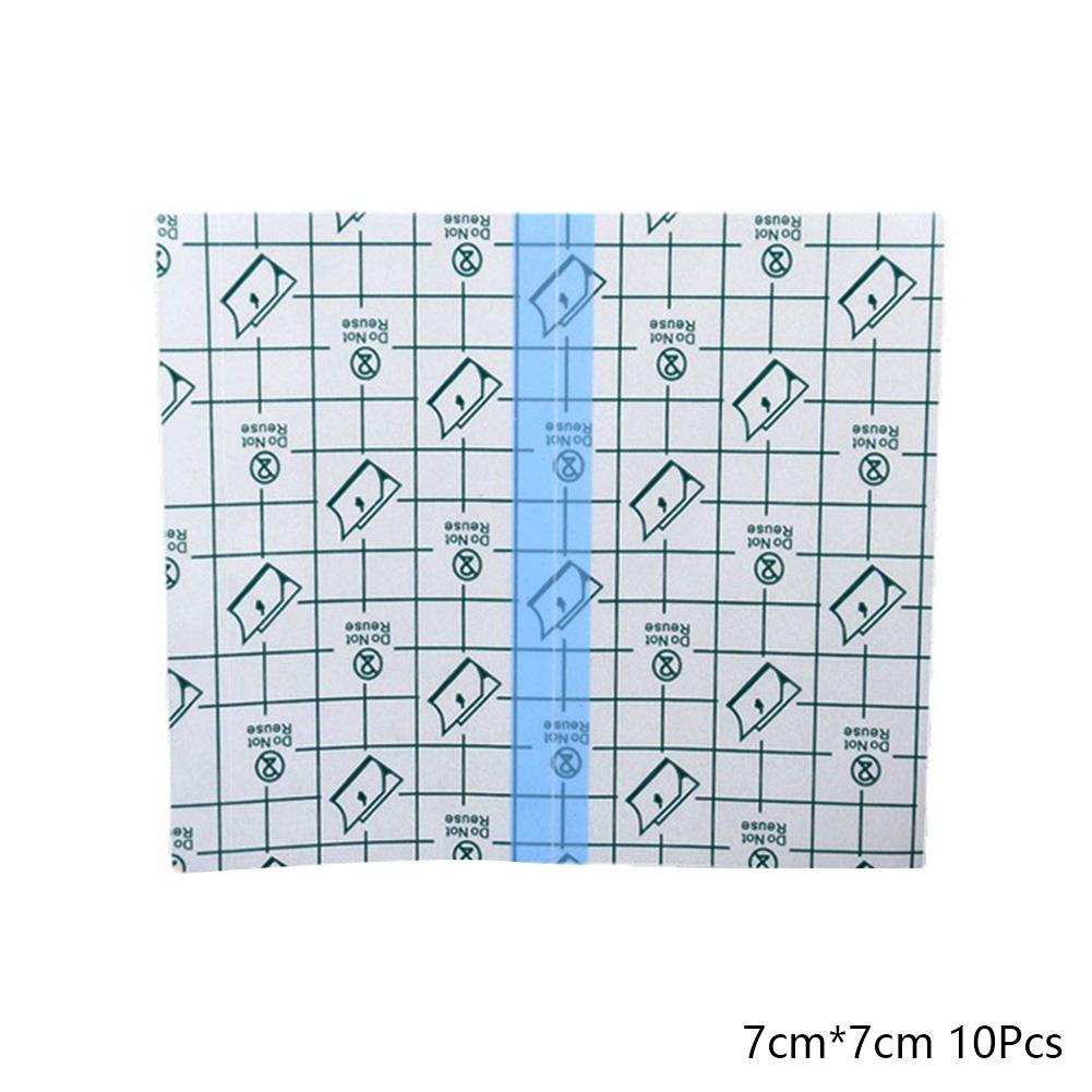 10 шт. клейкая лента прозрачная полиуретановая антиаллергическая медицинская раневая повязка фиксирующая лента водонепроницаемый пластырь