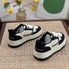 Panda Color Matching Board Shoes Women's 2025 Spring New Ins Platform White Shoes Versatile Casual Sports Bread Shoes