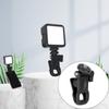 2 Pcs Portable Camera Flash Holder Plastic LED Selfie Fill Light Clamp  Photography Accessory