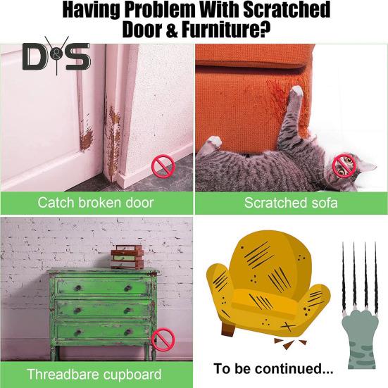 3/4 упаковки, защита от царапин для собак, лента против царапин для кошек, дверная панель, защита для мебели, защита от царапин для кошек, дверная рама, ковер, диван, диван, дверь