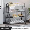 Mini A-Shaped Shoe Rack Dust Proof Storage Rack Simple Multi-layered Multi-functional Space Saving For Dormitory Entrance