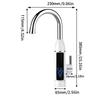 Electric Water Heaters Tap Instant Water Heaters Faucets Speed Hot Tap LCD Digital Temperature