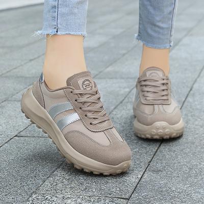 Спортивная женская обувь большого размера весна и осень новая низкая универсальная легкая обувь для бега женская на мягкой подошве удобная повседневная женская обувь