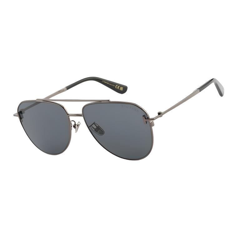 TF Metal Pilot Style Sunglasses Unisex sunglasses Gun-Gray TF1290-K-08A