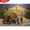 5D Diamond Painting House Landscape New Arrival Full Square Christmas Diamond Embroidery Kit Christmas Decortion