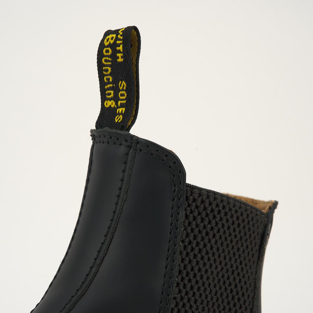 Dr. Martens 2976 Гладкие кожаные ботинки челси черные кроссовки унисекс 11853001