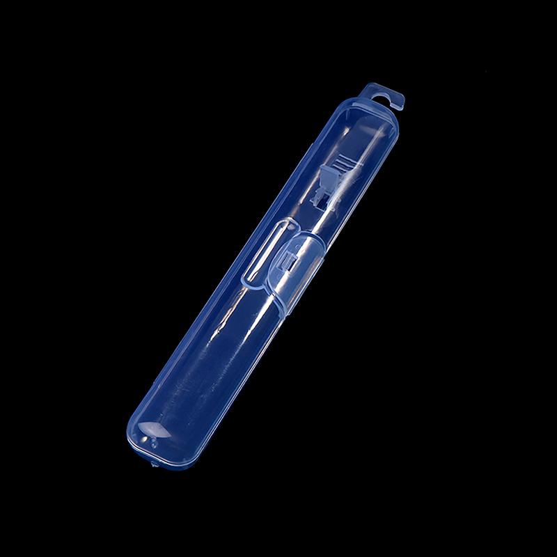 1Pc Transparent Toothbrush Storage Box Cases Hygienic Travel Portable Holder Container Toothbrush Box Organizer Bathroom Tools