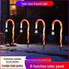 Solar Lawn Lights: Glowing Stars, Snowflakes & Candy Canes with Remote - Christmas Garden Decoration
