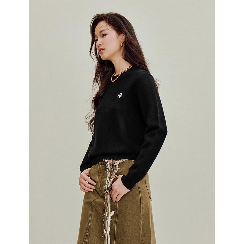 Женский пуловер INMAN из махровой ткани с вышивкой