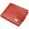 Мужской небольшой кошелек из натуральной фактурной кожи CANPELLINI Purse 21510 Светло-коричневый