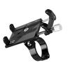 Bicycle Mobile Phone Mount Aluminium Motorcycle Scooter Handlebar Phone Holder for 3.0   6.8 inches Smartphone Mount