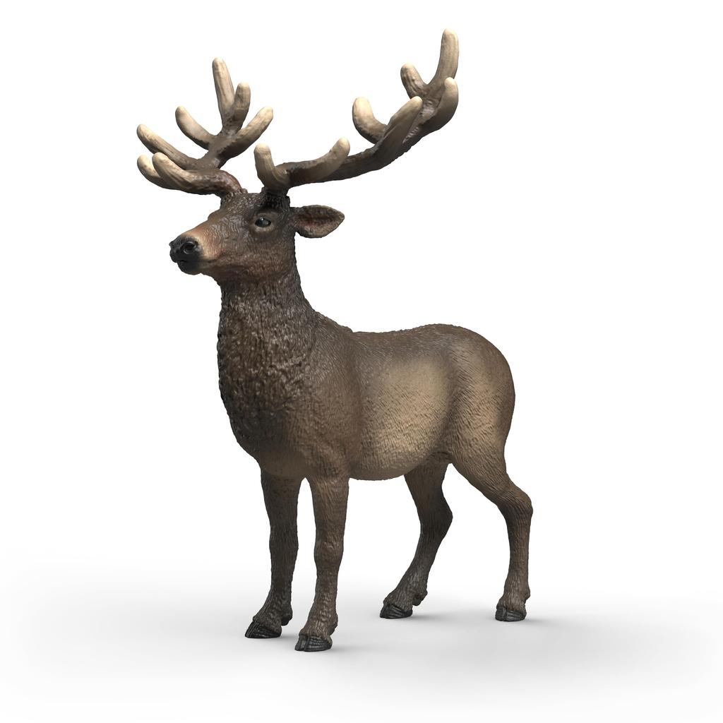 Schleich Wildlife American Elk Ages Realistic Animal Toy 14992 Figurine, 3+,