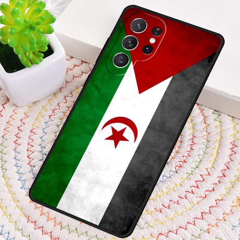 Чехол из ТПУ для телефона с флагом Западной Сахары для Samsung Galaxy note 10 pro S26 S25 S24 S23 S22 Ultra Plus S21 FE S20 Ударопрочный чехол