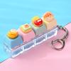 Bear Keycap Anti-stress Toy Pendant 4 Key Fidget Keychain Mini Keyboard Pendant  Decompression Gift