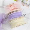 4cm Width Simulation Pearl Yarn Ribbon Flower Bouquet Gift Packaging DIY Handmade Bowknot Ribbon Birthday Wedding Decoration