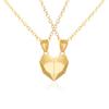 Сердце Комбинация Парное Сердце Магнитное Ожерелье Сердце Комбинация Подвеска Подарок на Годовщину