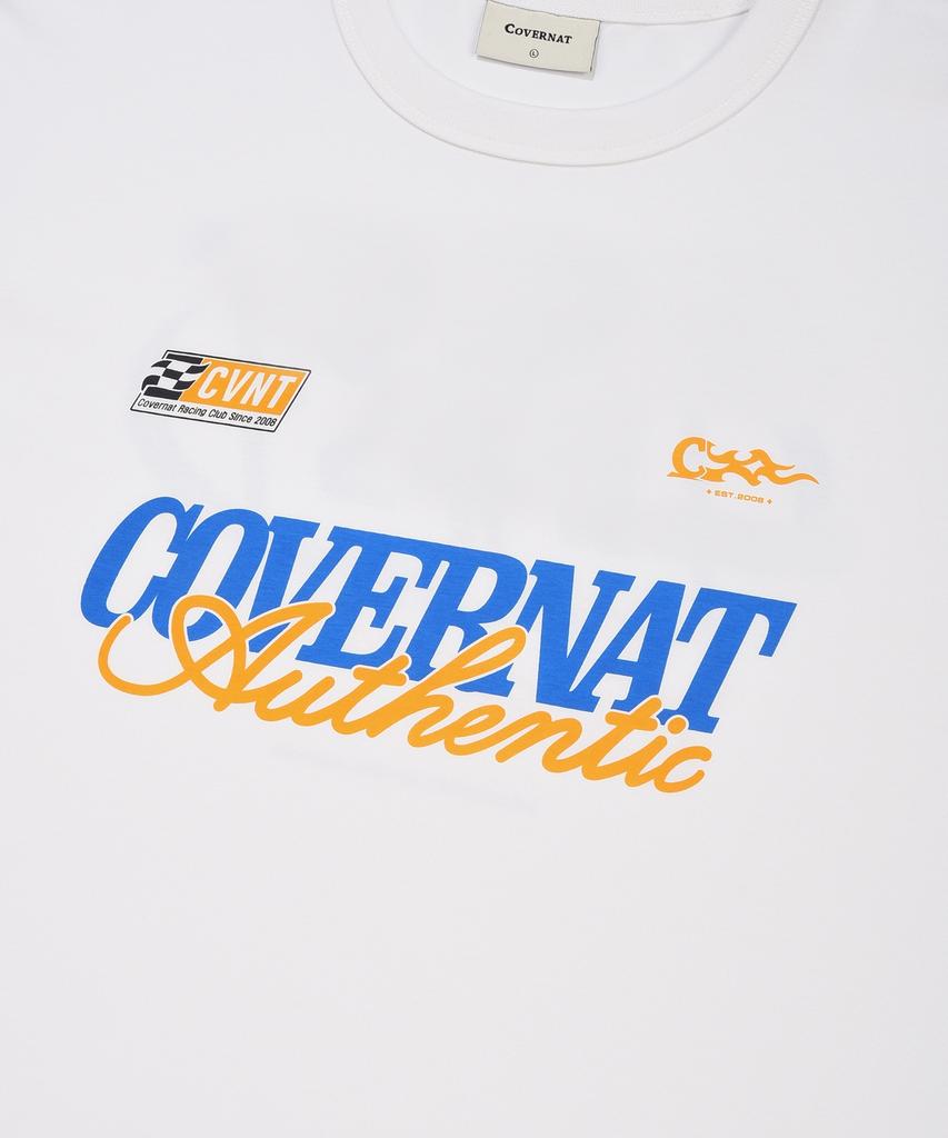 COVERNAT Racing Club Graphic Long Sleeve White