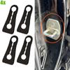 4Pcs Door Lock Damper Buffer Deadener Seal Shock-Absorbing Damping Protector For Toyota Aurion XV40 XV50 2006 - 2017 NEW