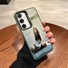 Singer Avril Lavigne Phone Case For Samsung Galaxy S25 S24 S23 S22 S21 S20 Note20 Ultra Plus Fe colored silver Cover