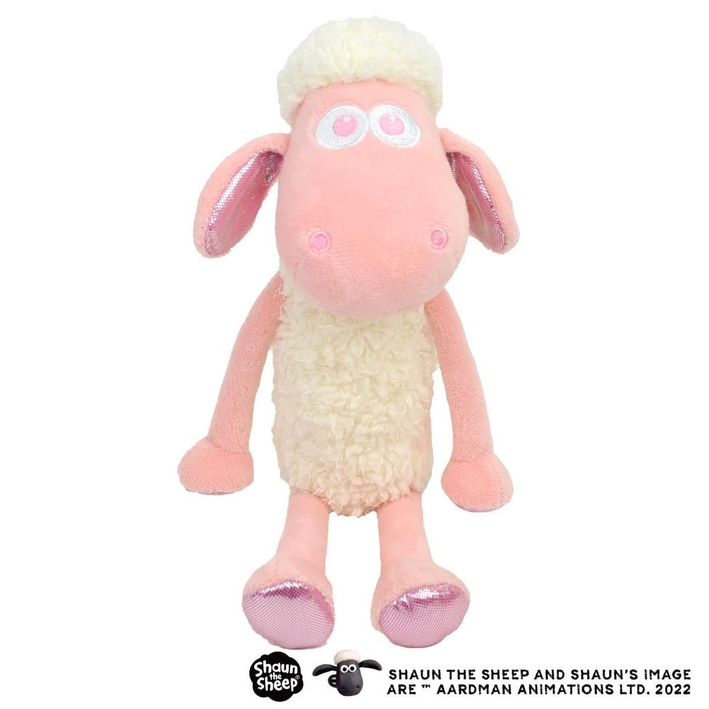 Plush Shaun the Sheep 25cm Limited Color 15th Anniversary [NICI] Pink/Glitter