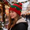 Winter Knitted Christmas Hat with Bell - Autumn/Winter Holiday Gift