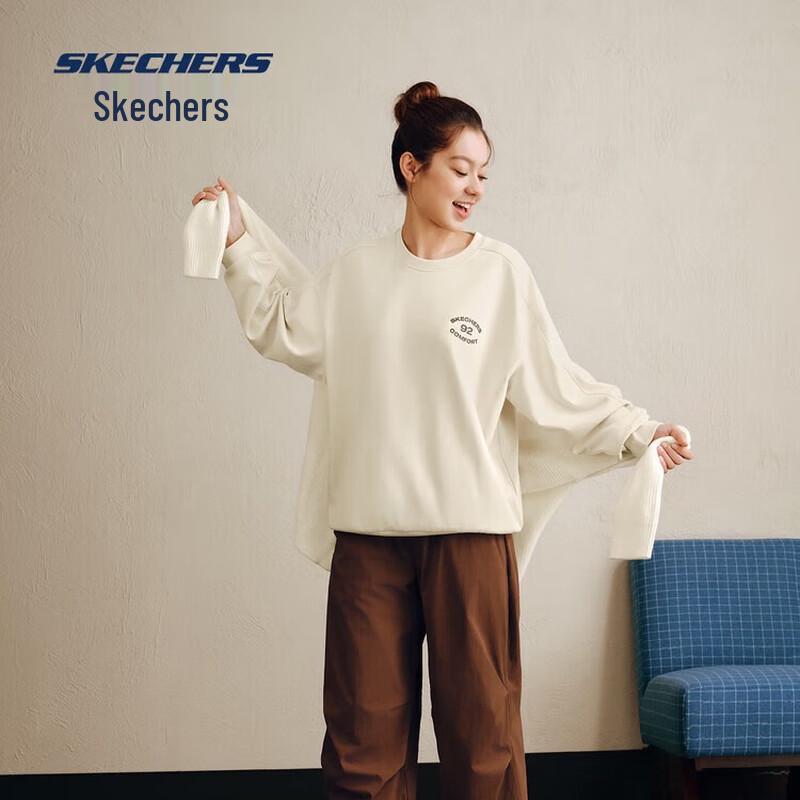 Skechers Унисекс спортивный свитшот-пуловер