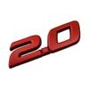 Car Side Sticker Emblem Trunk Decals Badge 2.0 Logo for Toyota Camry Corolla Supra Hilux Rav4 Yaris Tundra Highlander 4runner