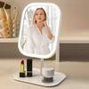 Three-color Light LED Vanity Mirror Rotating Smart HD Table Mirrors Dormitory