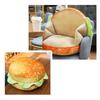 3D Симуляция Плюшевая подушка Чизбургер Расширяемая Набивная подушка Гамбургер Пушистая подушка Бургер