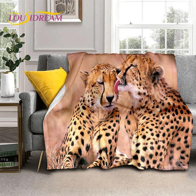 Animal Cartoon Leopard Cheetah Beast Fashion Blanket,Soft Throw Fashion Blanket for Home Bedroom Bed Sofa Picnic Travel Office Cover Fashion