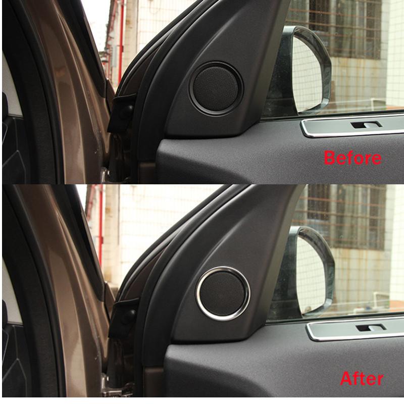 Автомобильный Стайлинг, тройной дверной динамик, крышка, кольцевая накладка, подходит для Land Rover Discovery Sport L550, авто аксессуары для интерьера