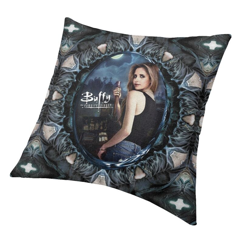 Наволочка «Баффи, истребительница вампиров» 40*40 см для дивана, чехол для подушки «Сверхъестественное, ужасы, ТВ-шоу», мягкая наволочка с принтом