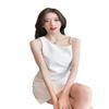 Новое платье-подтяжка с жемчугом Женское облегающее черное скинни Модное темпераментное Французское ретро Маленькое черное платье