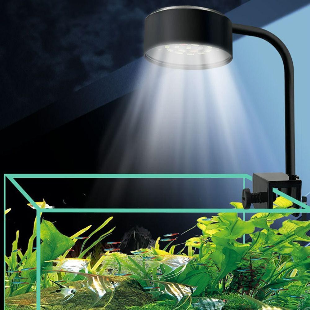 90 Degree Bend Fish Tank Clip Lamp 3 Modes Of Light Color Algae Lamp  Water Grass Growth