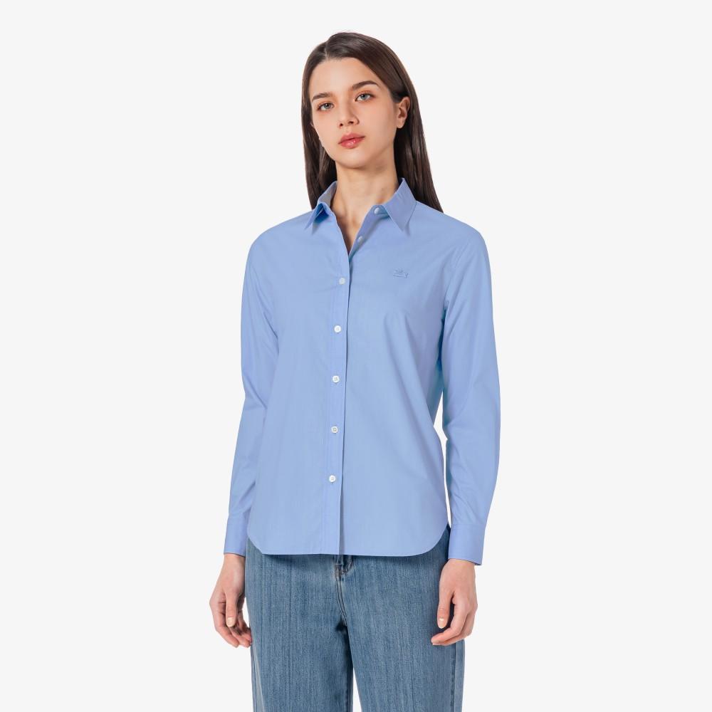 [lacoste] Women's Poplin Solid Shirt CF694E-56GAEY
