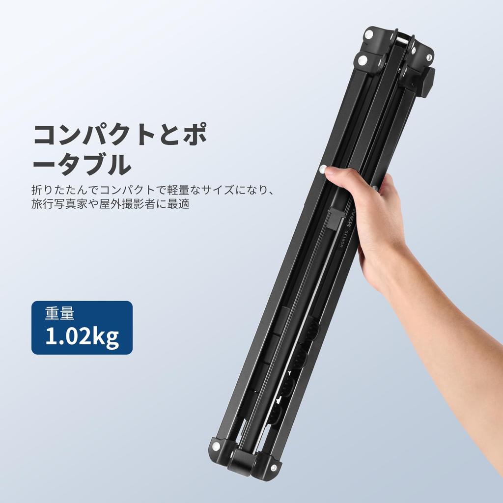 NEEWER 180 см портативная стойка для светодиодной подставки, регулируемый металлический штатив для камеры, складной штатив с замком-фиксатором, подходит для Live ST180R