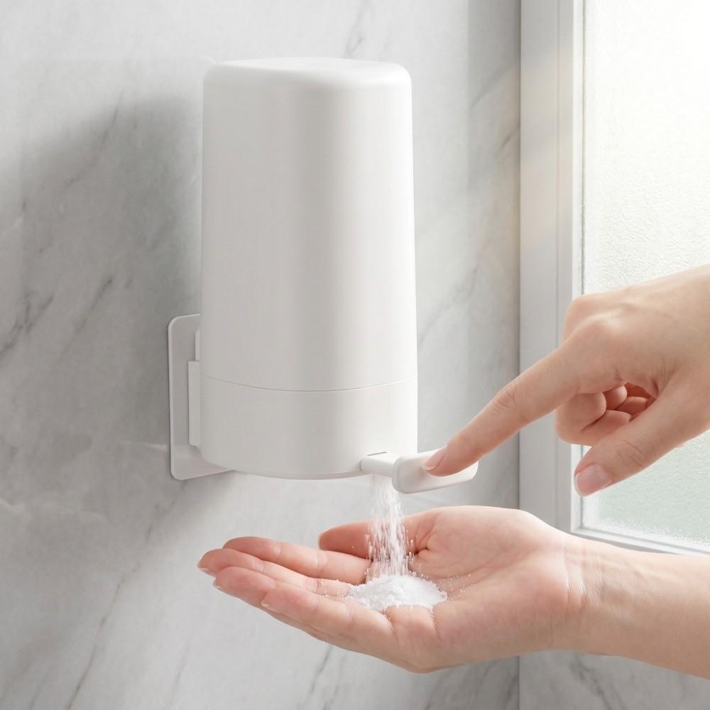 Wall Mounted Bar Soap Dispenser White Soap Grinder Box Soap Grinding Tool Toilet Sink Accessory
