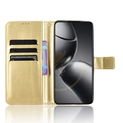 Чехол для Xiaomi 14T Pro, чехол-бумажник из ПУ-кожи с текстурой Crazy Horse