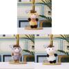 Baby Cow Plush Doll Keyring Soft Cotton Toy For Backpack Decor And Gifts