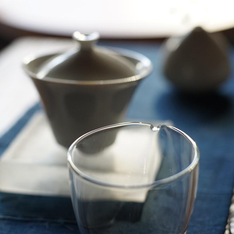 140 мл Высокоборосиликатное стекло Чаша справедливости Японская чайная чашка Хайюнь Чашка для чая